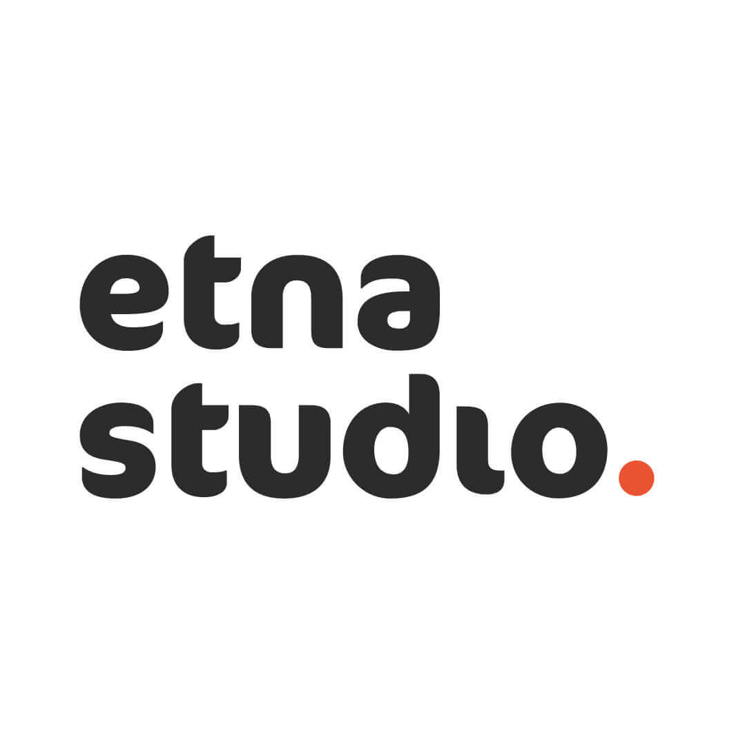 Tworzenie stron Wordpress i sklepów WooCommerce, identyfikacja wizualna, gadżety reklamowe. Agencja reklamowa Etna Studio widzi szerzej. logo